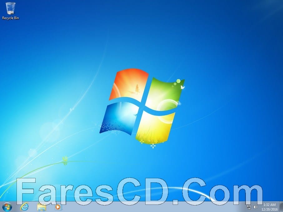 تجميعة إصدارات ويندوز سفن بتحديثات ديسمبر 2016 | Windows 7 SP1 All In One