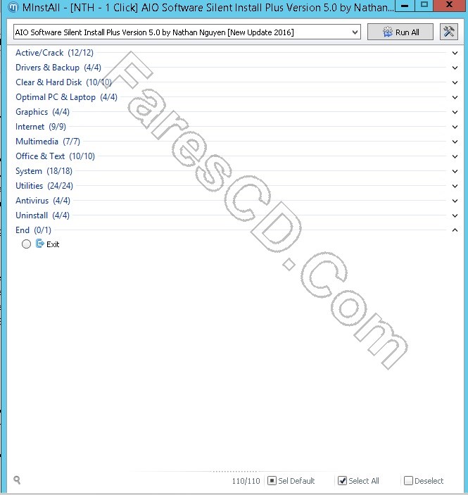 اسطوانة البرامج الصامتة آخر إصدار | Plus AIO Silent Software Pack v5