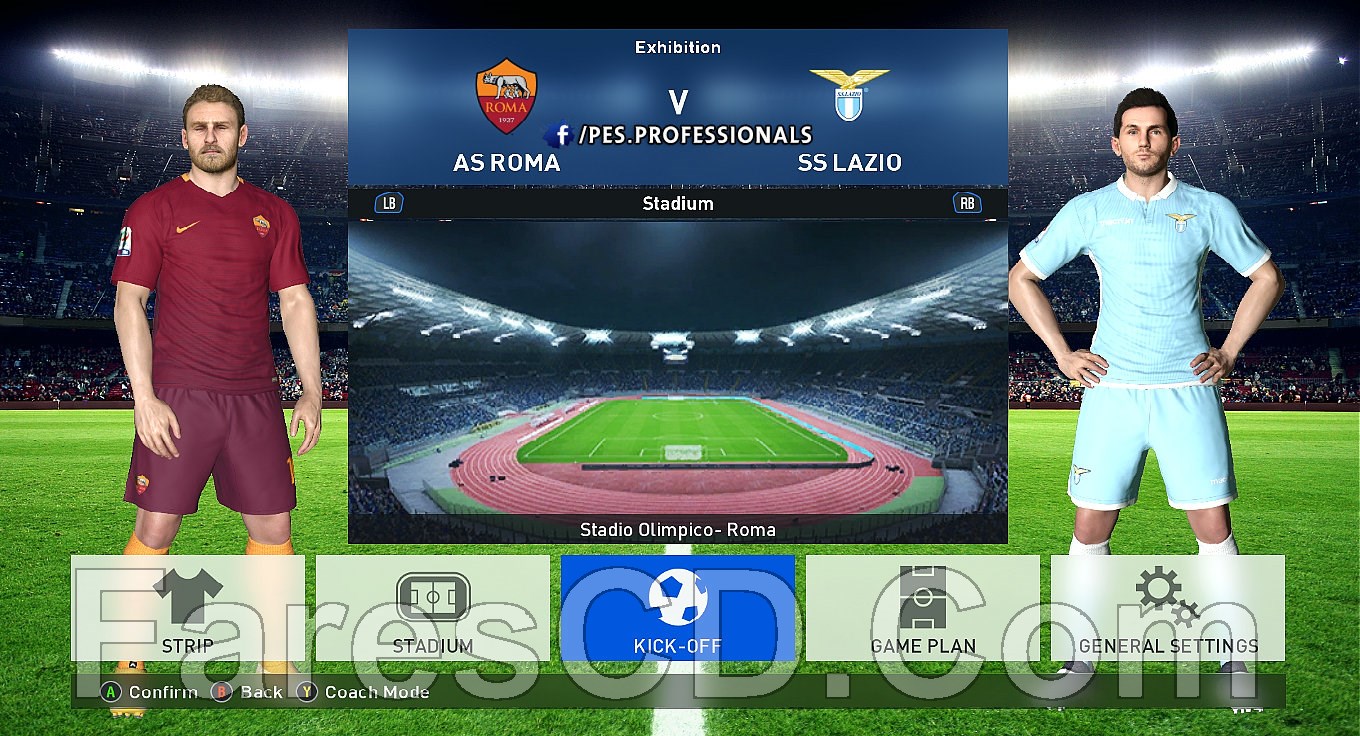 الباتش الجديد للعبة بيس 2017 | PES Professionals Patch 2017 V2 AIO
