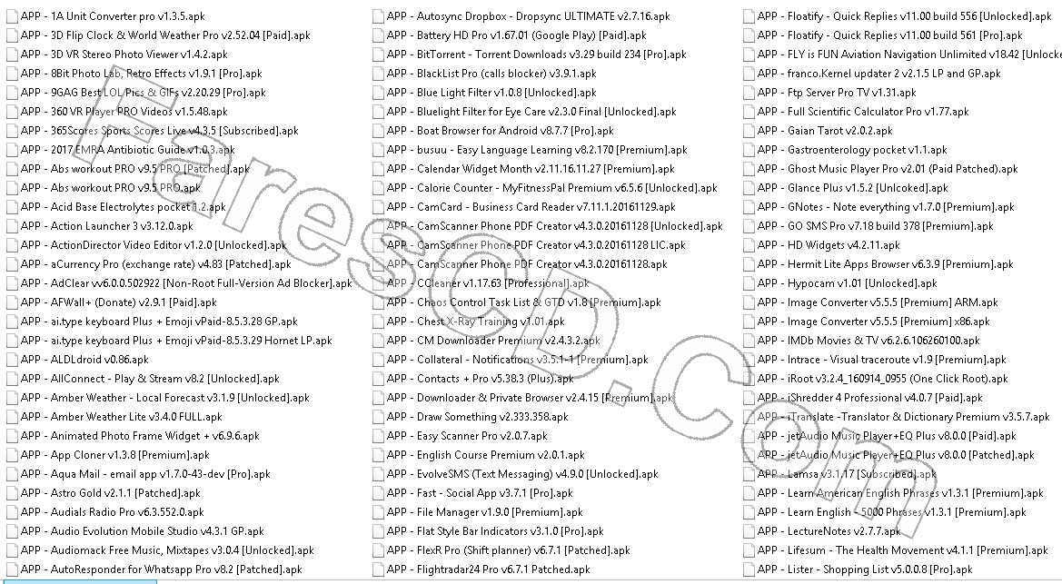 تجميعة تطبيقات أندرويد لشهر ديسمبر 2016 | أكثر من 180 تطبيق