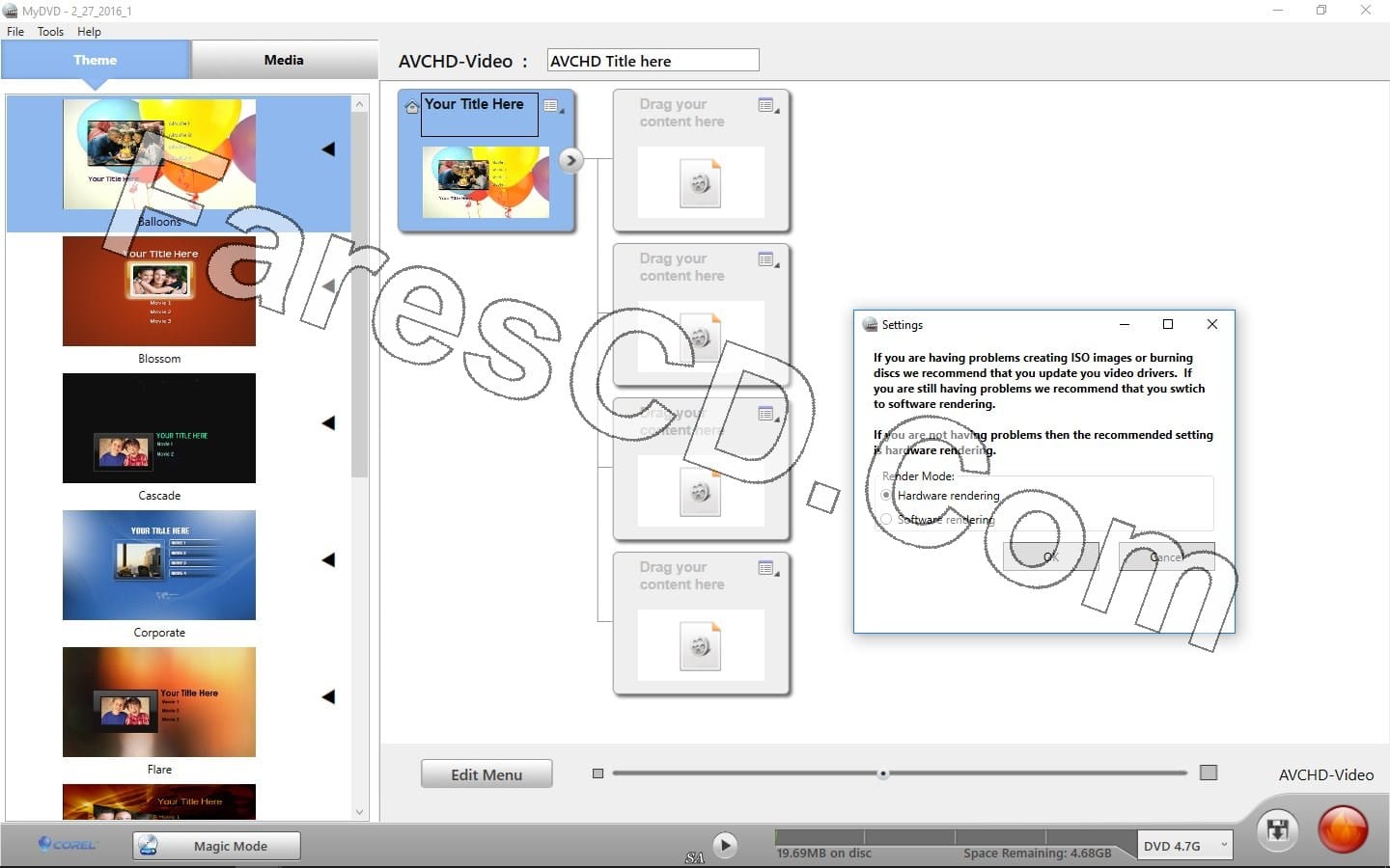 إضافات برنامج كوريل فيديو ستوديو | Corel VideoStudio Ultimate X9 Content Pack