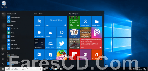 ويندوز 10 برو مفعل | Windows 10 Pro RS1 x64 March 2017 Pre-Activated
