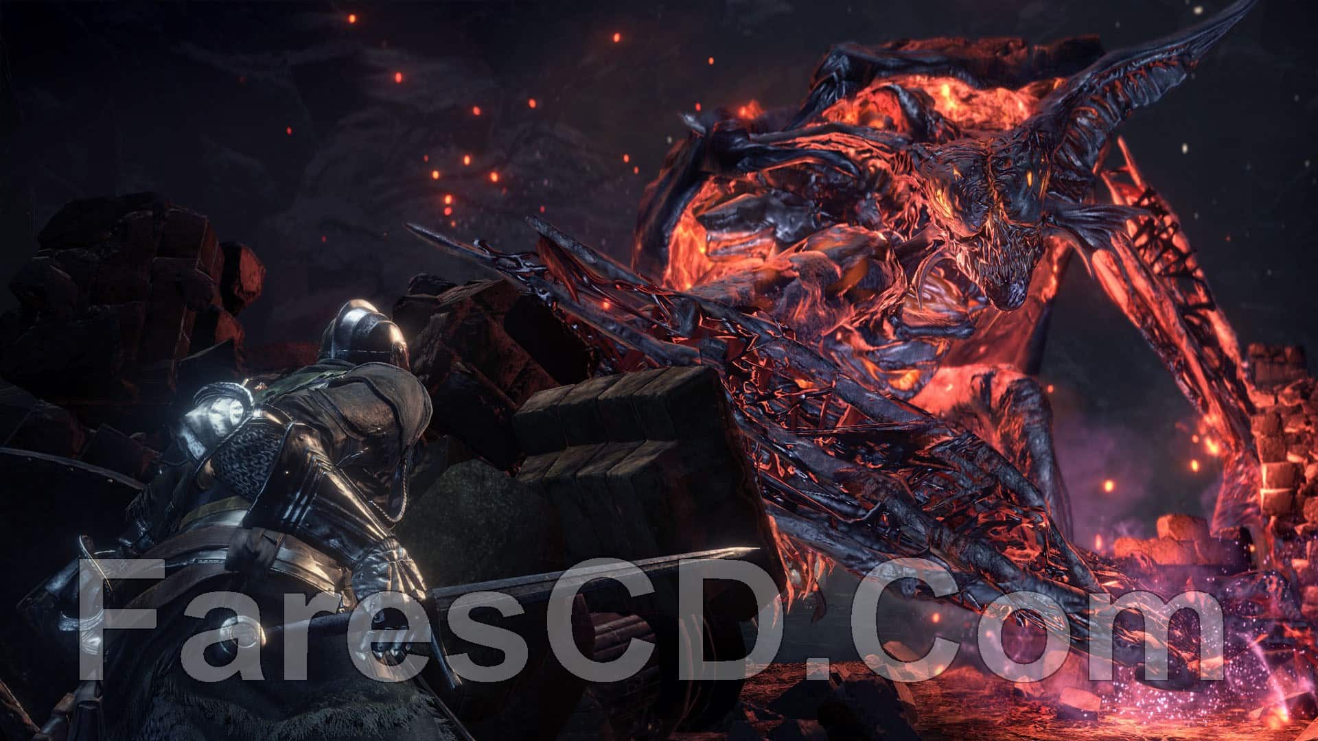 تحميل لعبة | Dark Souls III The Ringed City 2017 | نسخة ريباك