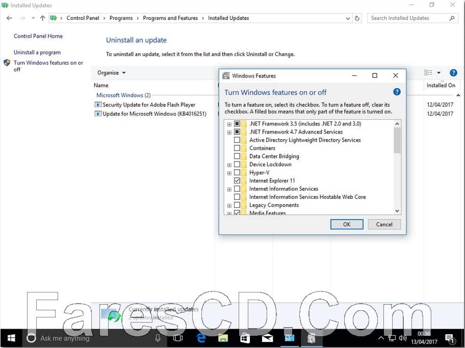 ويندوز 10 برو مفعل Windows 10 Pro X64 v.1703 Build 15063.13 RS2 April 2017