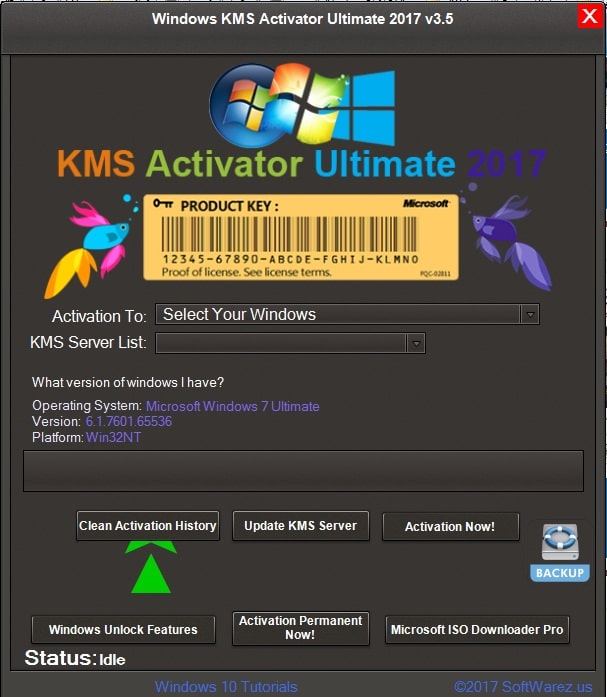 إصدار جديد من أداة تفعيل الويندوز والأوفيس | Windows KMS Activator Ultimate 2017 3.5