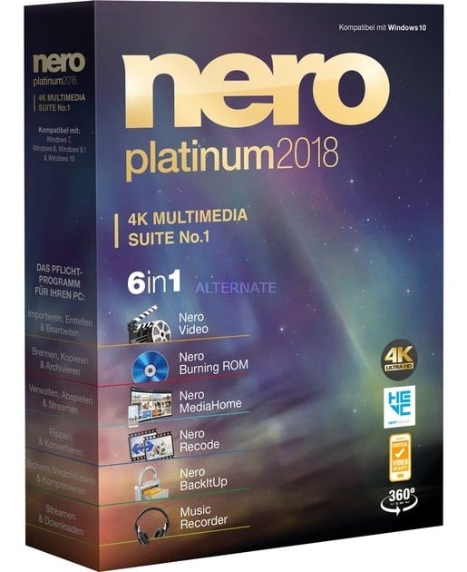 برنامج نيرو بلاتنيوم 2018 | Nero Platinum 2018 Suite 19.0.07300