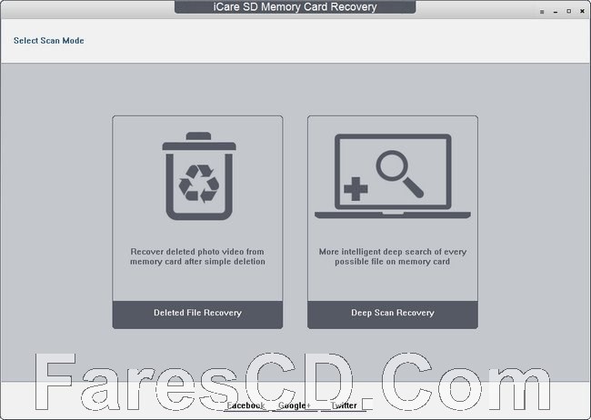 برنامج استعادة الملفات المحذوفة من كروت الميمورى | iCare SD Memory Card Recovery 1.0.4