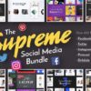 قوالب فوتوشوب للسوشيال ميديا | MightyDeals – 168 Social Media