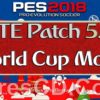 باتش لعبة بيس 2018 | PTE Patch 2018 5.0 AIO + World Cup Russia 2018 Mode