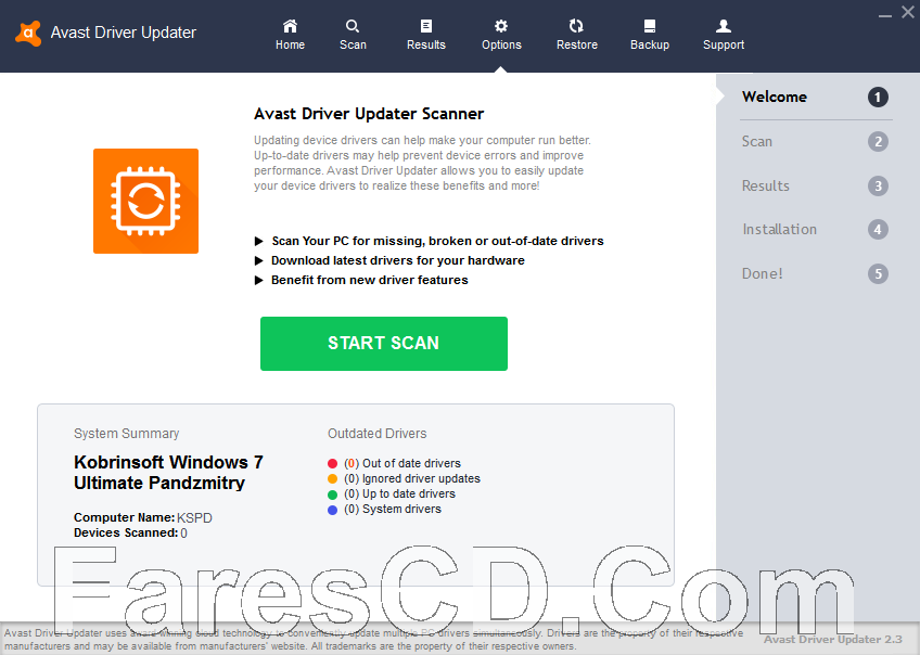 برنامج أفاست لتحديث التعريفات 2020 | Avast Driver Updater