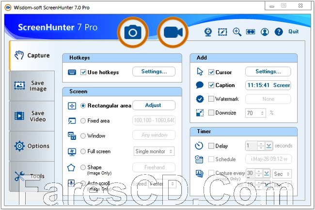برنامج تصوير الشاشة الرائع | ScreenHunter Pro