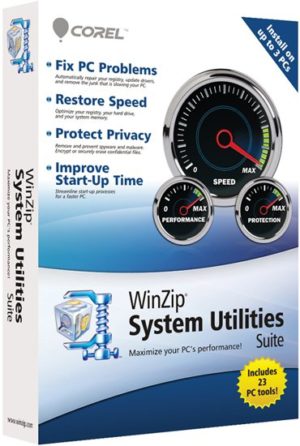 برنامج صيانة وتسريع الكومبيوتر | WinZip System Utilities Suite 3.18.0.20
