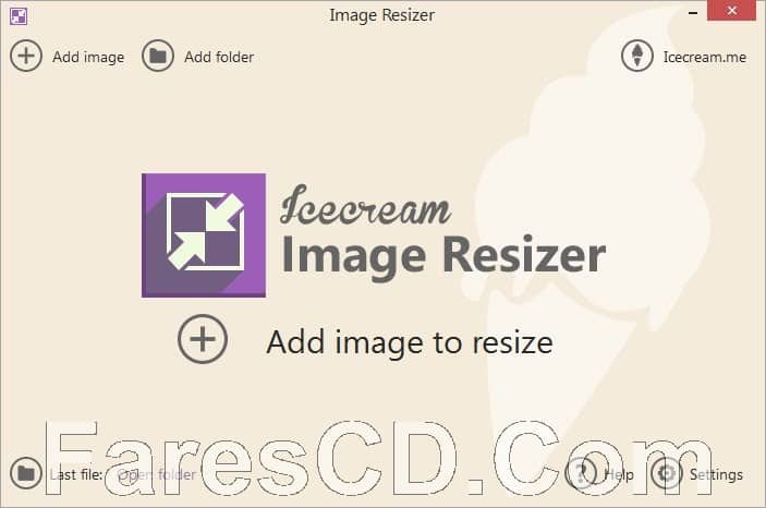 برنامج ضغط وتقليل مساحة الصور | IceCream Image Resizer 2.09