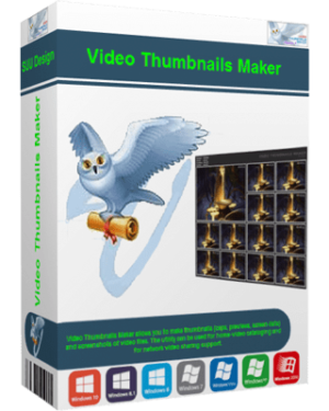 برنامج عمل الصور المصغرة لملفات الفيديو | Video Thumbnails Maker Platinum 18.0