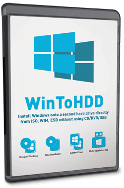 برنامج نسخ وتثبيت الويندوز بدون اسطوانة أو فلاشة | WinToHDD Enterprise