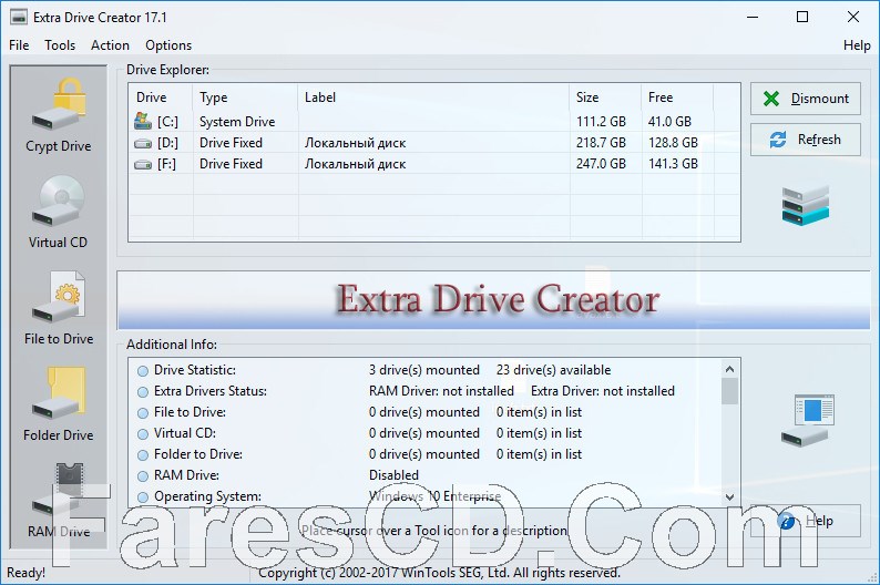 برنامج إنشاء محركات أقراص إضافية | Extra Drive Creator