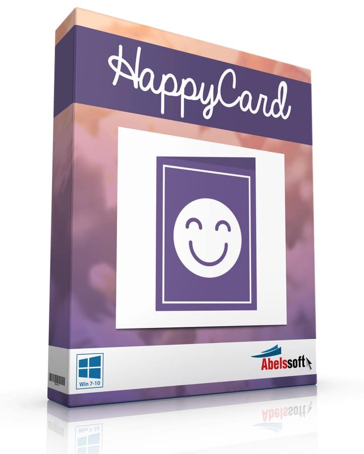 برنامج تصميم بطاقات التهنئة والدعوة | Abelssoft HappyCard 2019.3