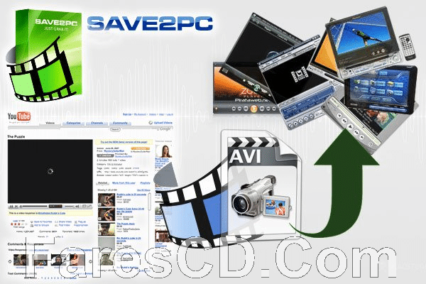 برنامج تحميل الفيديوهات من الإنترنت | save2pc