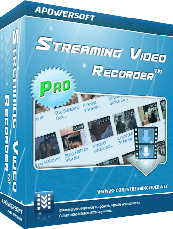برنامج تسجيل بث الفيديو من الإنترنت | Apowersoft Streaming Video Recorder