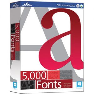موسوعة الخطوط 2019 | Summitsoft 5000 Fonts 1.0.0