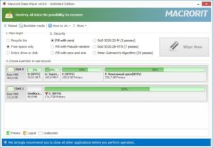برنامج حذف الملفات بشكل نهائى | Macrorit Data Wiper 6.3.2