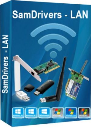 اسطوانة تعريفات كروت النت 2021 | SamDrivers LAN 21.10 Multilanguage