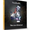 برنامج الكتابة على البث المباشر | NewBlueFX Titler Live 4 Broadcast 4.4.220302