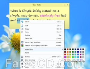برنامج تدوين الملاحظات | Simple Sticky Notes 5.8