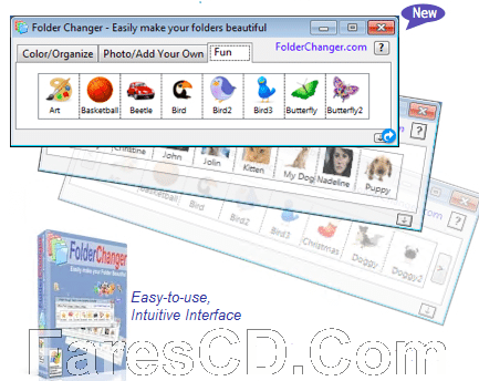 برنامج تغيير شكل الأيقونات والفولدرات | Folder Changer
