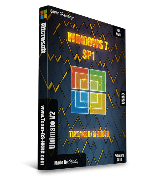 ويندوز سفن التميت بالثيمات | Windows 7 Ultimate V2 x64 USB3 | متعدد اللغات