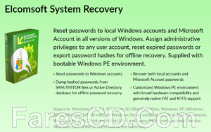 اسطوانة استعادة باسوورد الويندوز | Elcomsoft System Recovery Pro 5.60.389