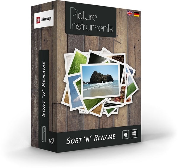 برنامج إعادة تسمية الملفات والصور | Picture Instruments Sort 'n' Rename Pro
