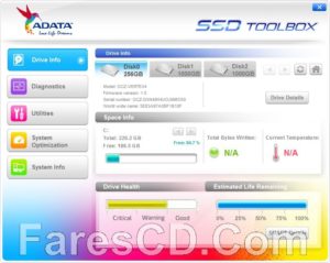 برنامج تحسين وإدارة هاردات إس إس دى | ADATA SSD ToolBox 5.2.7