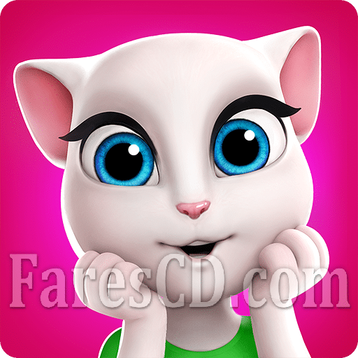 تطبيق صديقتى أنجيلا المتكلمة للاندرويد | My Talking Angela v4.2.1.402