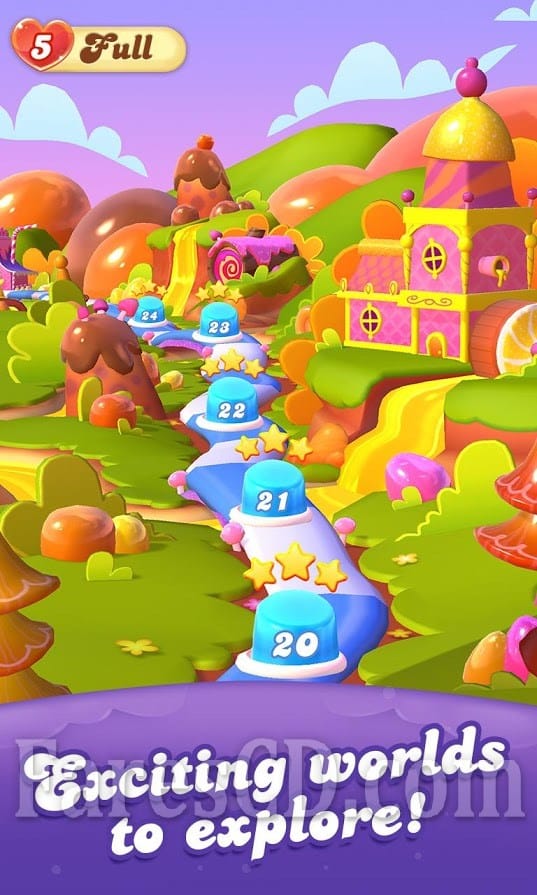 Candy Crush Soda Saga v1.258.1 MOD APK (Many Moves/Unlocked) Download