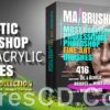 تجميعة فرش الفوتوشوب | MA Brushes Realistic PHOTOSHOP Oil & Acrylic