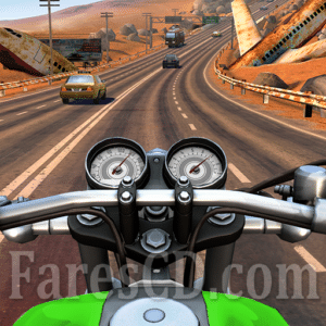 لعبة قيادة الدراجات النارية | Moto Rider GO Highway Traffic MOD v1.70.2 | للأندرويد