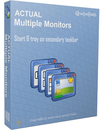 برنامج تقسيم شاشة الكومبيوتر | Actual Multiple Monitors