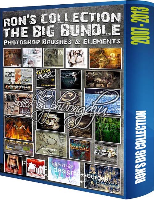 موسوعة فرش الفوتوشوب | RONS Collection The Big Bundle Photoshop Brushes