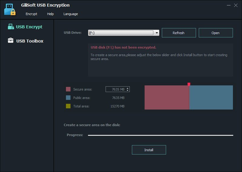برنامج حماية الفلاشات برقم سرى | GiliSoft USB Stick Encryption