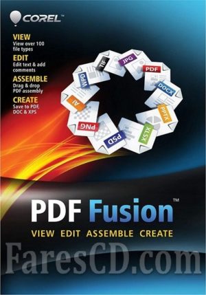 برنامج كوريل بى دى إف فيوجن الرهيب | Corel PDF Fusion 1.14