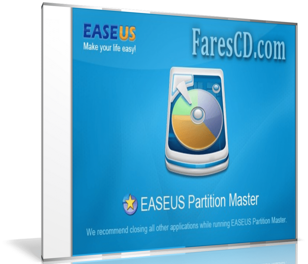 اسطوانة تقسيم الهارديسك 2021 | EaseUS Partition Master WinPE Edition