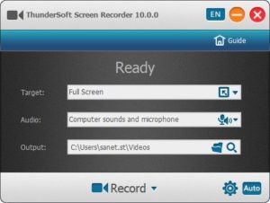 برنامج تصوير الشاشة وتحرير الفيديو | ThunderSoft Screen Recorder 11.0.0