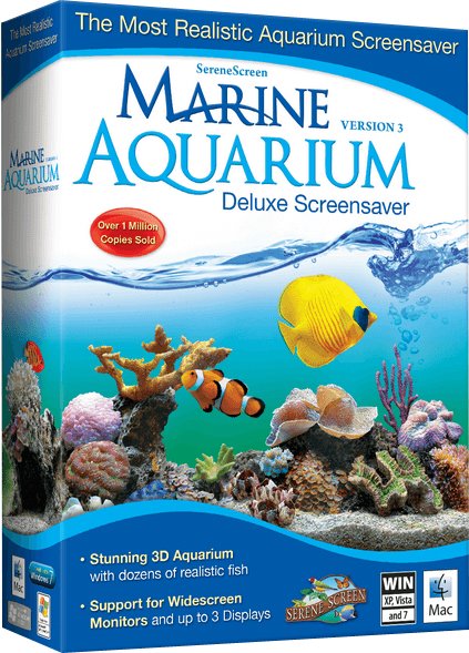 شاشة انتظار واقعية عالية الدقة | SereneScreen Marine Aquarium