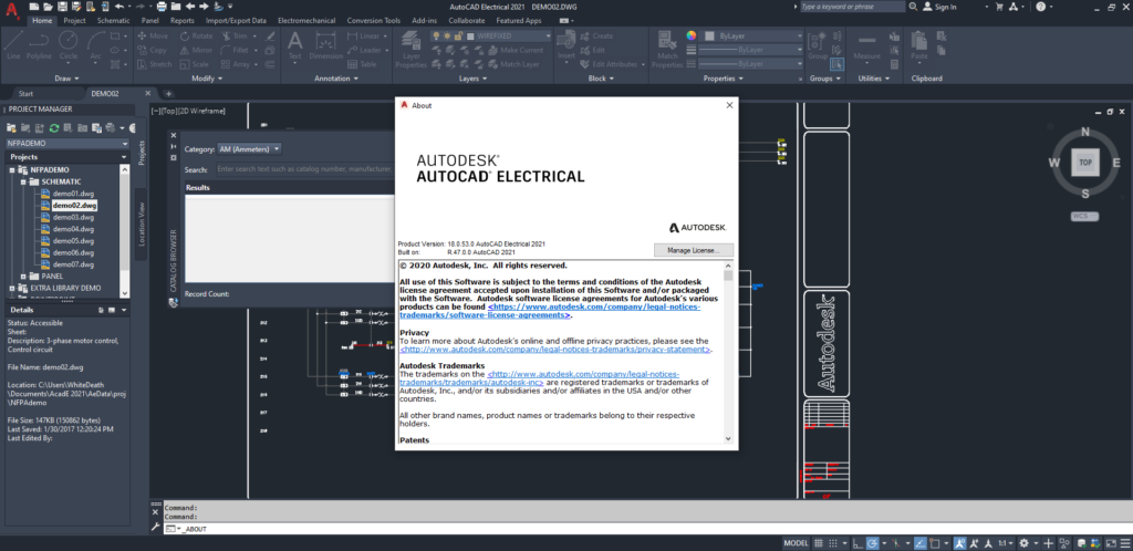 برنامج أوتوكاد الكهربى | Autodesk AutoCAD Electrical v2021