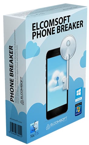 برنامج كسر كلمات مرور الايفون | Elcomsoft Phone Breaker Forensic Edition