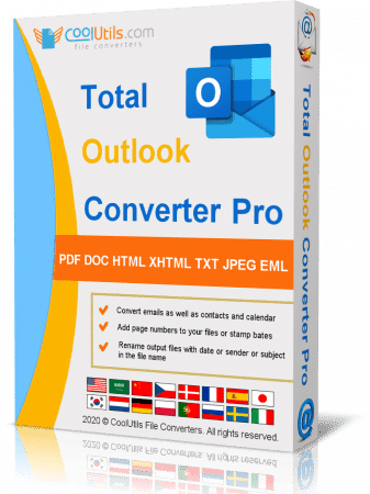 برنامج تحويل الإيميلات لأكثر من صيغة | Coolutils Total Outlook Converter Pro