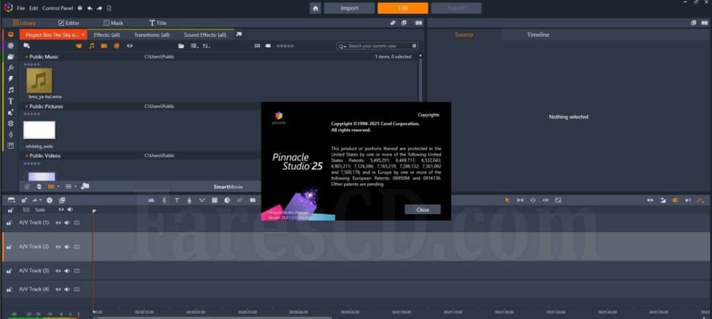برنامج المونتاج الشهير | Pinnacle Studio Ultimate 25