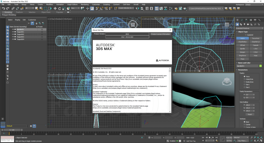 برنامج ثرى دى ماكس 2022 | Autodesk 3DS MAX 2022