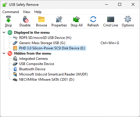 برنامج USB Safely Remove - لنزع و فصل الفلاشة بأمان